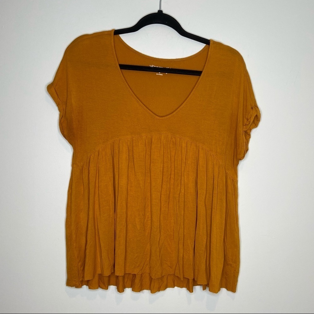 Women’s loose fit mustard fall‎ blouse size medium
